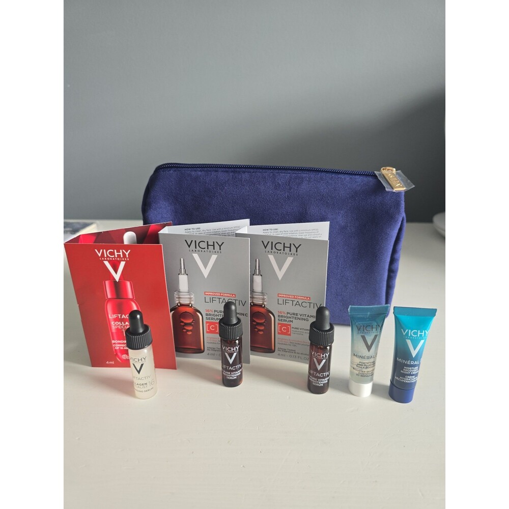 Vichy Discovery Bundle with Cosmetic Bag NEW